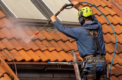 Démoussage et hydrofuge de toiture à Villechenève